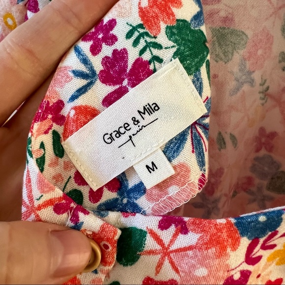 Grace & Mila Paris Floral Cami Tank - Picture 6 of 12